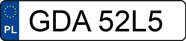 Numer rejestracyjny GDA 52L5 posiada SKODA FABIA - GDA52L5
