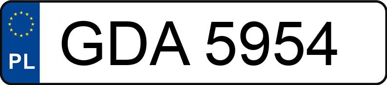 Numer rejestracyjny GDA 5954 posiada FIAT Panda 1.1 Kat. Trekking 4x4 - GDA5954 Numer rejestracyjny GDA 5954 posiada FIAT Panda 1.1 Kat. Trekking 4x4 - GDA5954