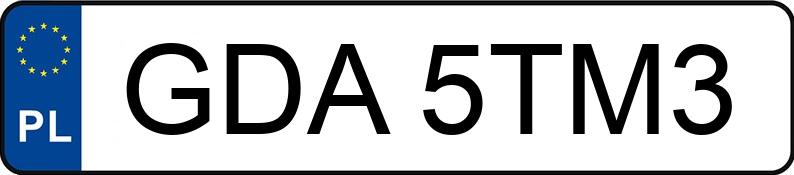 Numer rejestracyjny GDA 5TM3 posiada VOLKSWAGEN Transporter T4 SD MR`96 2.7t L - GDA5TM3 Numer rejestracyjny GDA 5TM3 posiada VOLKSWAGEN Transporter T4 SD MR`96 2.7t L - GDA5TM3