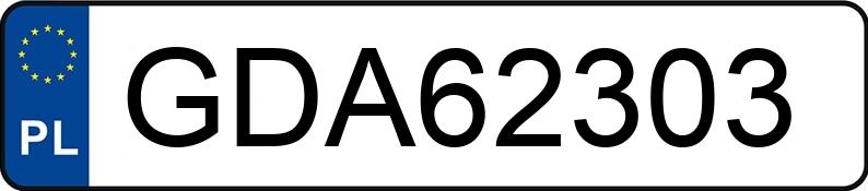 Numer rejestracyjny GDA 62303 posiada VOLVO S80 - GDA62303