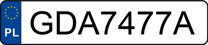 Numer rejestracyjny GDA 7477A posiada FORD MONDEO HYBRID - GDA7477A Numer rejestracyjny GDA 7477A posiada FORD MONDEO HYBRID - GDA7477A
