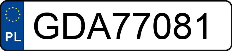 Numer rejestracyjny GDA 77081 posiada MERCEDES-BENZ AMG A 35 - GDA77081