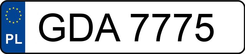Numer rejestracyjny GDA 7775 posiada FIAT Panda 1.1 Kat. Trekking 4x4 - GDA7775