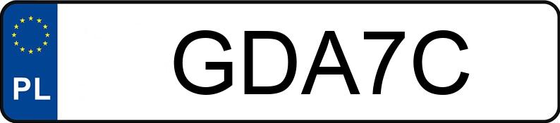 Numer rejestracyjny GDA 7C posiada MERCEDES-BENZ 220S - GDA7C