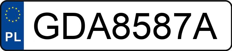 Numer rejestracyjny GDA 8587A posiada BMW 730D - GDA8587A Numer rejestracyjny GDA 8587A posiada BMW 730D - GDA8587A