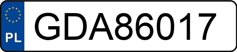 Numer rejestracyjny GDA 86017 posiada MAZDA 3 1.6 - GDA86017 Numer rejestracyjny GDA 86017 posiada MAZDA 3 1.6 - GDA86017
