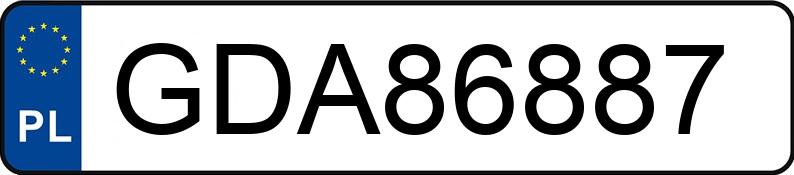 Numer rejestracyjny GDA 86887 posiada VOLKSWAGEN CADDY - GDA86887