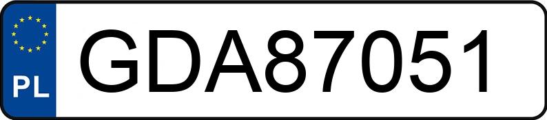 Numer rejestracyjny GDA 87051 posiada VOLKSWAGEN PASSAT - GDA87051 Numer rejestracyjny GDA 87051 posiada VOLKSWAGEN PASSAT - GDA87051