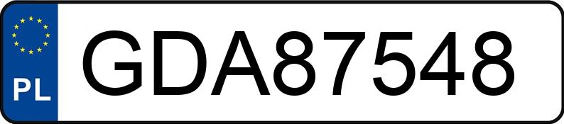 Numer rejestracyjny GDA 87548 posiada MERCEDES-BENZ GLA 220 MR`23 E6d H247 4Matic - GDA87548