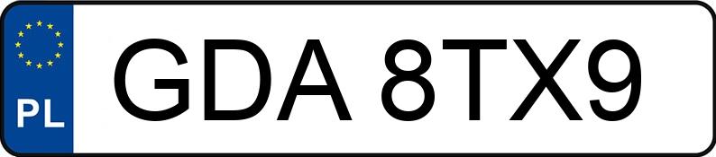 Numer rejestracyjny GDA 8TX9 posiada SEAT LEON - GDA8TX9