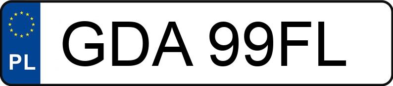 Numer rejestracyjny GDA 99FL posiada BMW 325i Kat. E30 X - GDA99FL