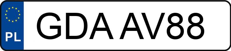 Numer rejestracyjny GDA AV88 posiada BMW 318 I - GDAAV88 Numer rejestracyjny GDA AV88 posiada BMW 318 I - GDAAV88
