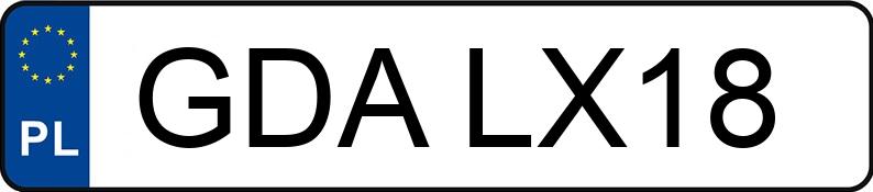 Numer rejestracyjny GDA LX18 posiada VOLKSWAGEN POLO - GDALX18