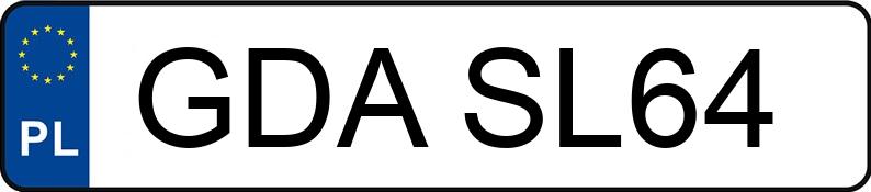 Numer rejestracyjny GDA SL64 posiada SKODA OCTAVIA - GDASL64 Numer rejestracyjny GDA SL64 posiada SKODA OCTAVIA - GDASL64