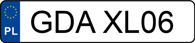 Numer rejestracyjny GDA XL06 posiada BMW 525 Diesel Kat. MR`01 E39 525 Diesel Kat. MR`01 E39 - GDAXL06