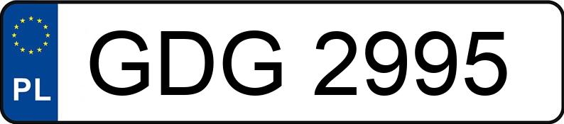 Numer rejestracyjny GDG 2995 posiada SM 50 - GDG2995