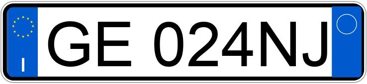 Numer rejestracyjny GE024NJ posiada BMW 116I