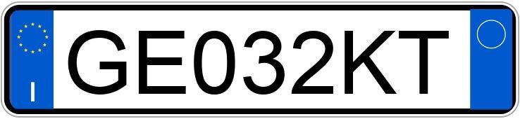 Numer rejestracyjny GE032KT posiada NISSAN Qashqai 2a serie Numer rejestracyjny GE032KT posiada NISSAN Qashqai 2a serie