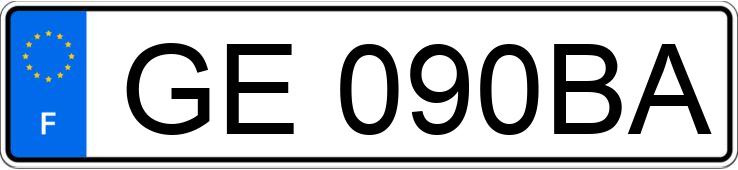 Numer rejestracyjny GE090BA posiada PEUGEOT 607