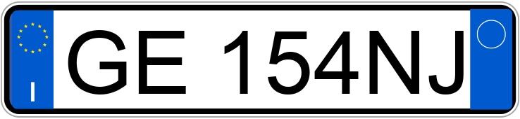 Numer rejestracyjny GE154NJ posiada VOLKSWAGEN T-Roc 1a serie Numer rejestracyjny GE154NJ posiada VOLKSWAGEN T-Roc 1a serie