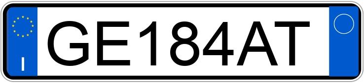 Numer rejestracyjny GE184AT posiada MAZDA Mazda3 4a serie