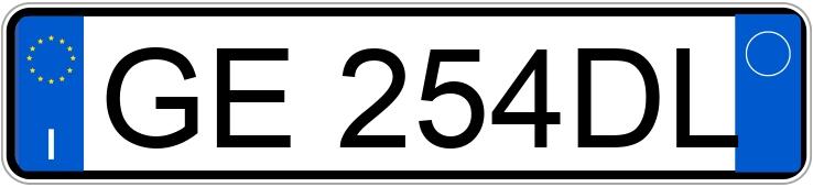 Numer rejestracyjny GE254DL posiada CITROEN C3 3a serie