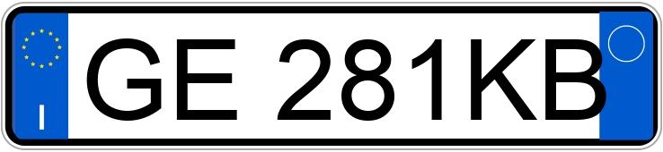 Numer rejestracyjny GE281KB posiada BMW X6