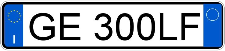 Numer rejestracyjny GE300LF posiada JEEP Compass 2a serie