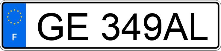 Numer rejestracyjny GE349AL posiada VOLKSWAGEN TRANSPORTER 1000 D