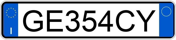 Numer rejestracyjny GE354CY posiada FIAT Panda 3a serie Numer rejestracyjny GE354CY posiada FIAT Panda 3a serie