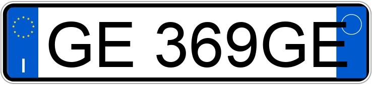 Numer rejestracyjny GE369GE posiada VOLKSWAGEN Tiguan 2a serie Numer rejestracyjny GE369GE posiada VOLKSWAGEN Tiguan 2a serie