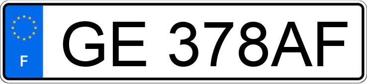 Numer rejestracyjny GE378AF posiada RENAULT SCENIC II