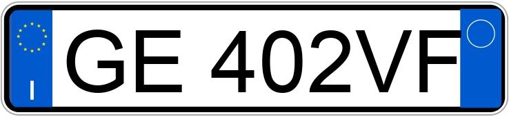 Numer rejestracyjny GE402VF posiada FIAT Panda 3a serie Numer rejestracyjny GE402VF posiada FIAT Panda 3a serie