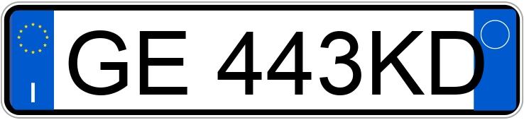 Numer rejestracyjny GE443KD posiada BMW X1