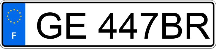 Numer rejestracyjny GE447BR posiada VOLKSWAGEN GOLF V