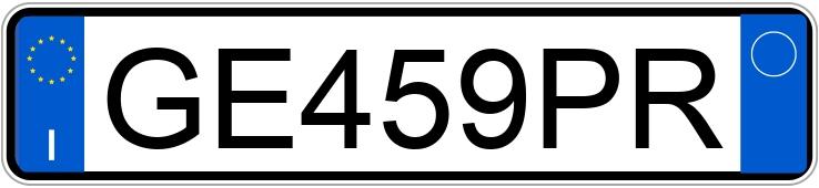 Numer rejestracyjny GE459PR posiada FIAT 500 Numer rejestracyjny GE459PR posiada FIAT 500