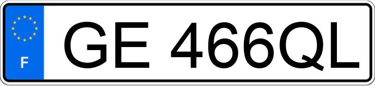 Registreringsnumret GE466QL har BMW SERIE 1 III