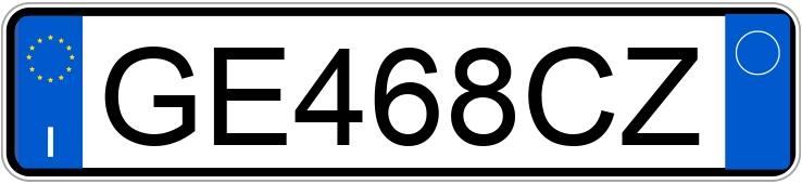 Numer rejestracyjny GE468CZ posiada AUDI A3 4a serie