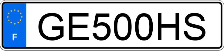 Numer rejestracyjny GE500HS posiada RENAULT MEGANE IV