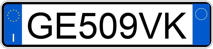 Numer rejestracyjny GE509VK posiada VOLKSWAGEN Golf 8a serie