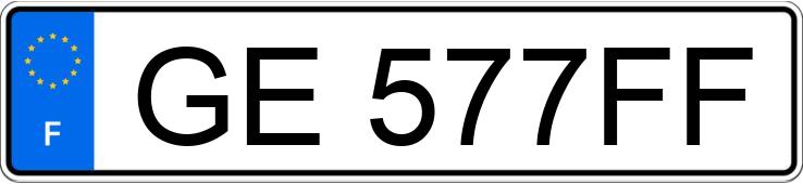 Numer rejestracyjny GE577FF posiada RENAULT TRAFIC III