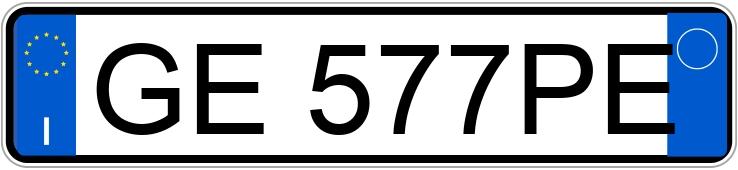 Numer rejestracyjny GE577PE posiada FIAT Panda Cross