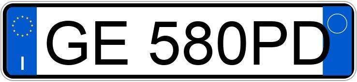 Numer rejestracyjny GE580PD posiada AUDI Q3 2a serie Numer rejestracyjny GE580PD posiada AUDI Q3 2a serie