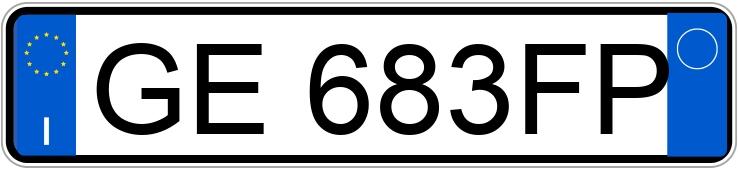 Numer rejestracyjny GE683FP posiada KIA PROCEED