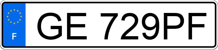 Numer rejestracyjny GE729PF posiada VOLKSWAGEN GOLF VII
