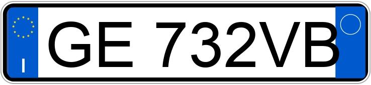 Numer rejestracyjny GE732VB posiada AUDI A5 2a serie Numer rejestracyjny GE732VB posiada AUDI A5 2a serie