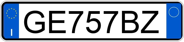 Numer rejestracyjny GE757BZ posiada MERCEDES GLA