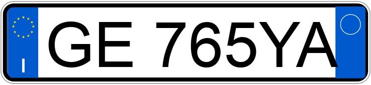 Numer rejestracyjny GE765YA posiada AUDI Q3 2a serie Numer rejestracyjny GE765YA posiada AUDI Q3 2a serie