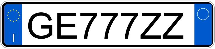 Numer rejestracyjny GE777ZZ posiada MERCEDES CLA Coupe