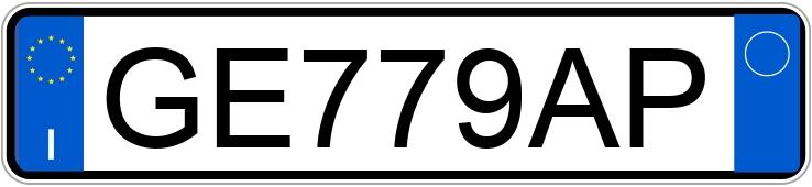 Numer rejestracyjny GE779AP posiada TESLA Model 3